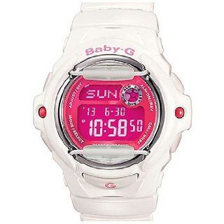 Casio BG169R 7D Womens Baby G White Digital Pink Dial Sports Watch