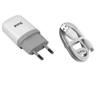 ORIGINAL HTC USB NETZTEIL TC E250 / M410 Ladekabel (microUSB) WHITE