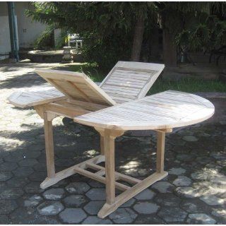 SAM® Teak Holz Gartentisch Borneo zum ausziehen 120   170 cm mehrfach