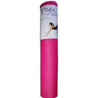 Yoga Matte 61 x 173 cm pink Sport & Freizeit