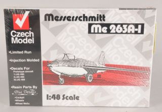 CZECH MODEL Messerschmitt Me 263A I 148 Scale Model Kit #4801 NEW