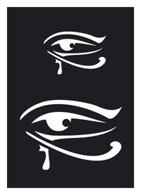 Tattoo Schablone Ägyptisches Auge 263 017