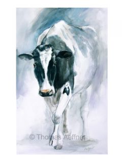 Thomas Aeffner Kuh Kunstdruck von Acryl Gemälde Artprint acrylic