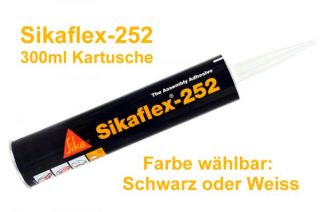 Sikaflex 252 Kontruktionsklebstoff 300ml Karosseriekleber Kartusche