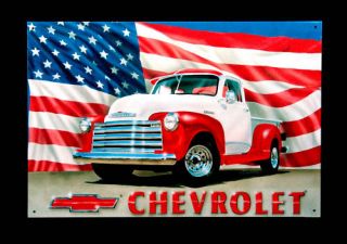 Chevrolet Truck Schild Pick Up Chevy Oldtimer 268*