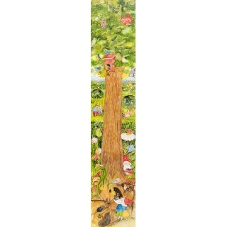 Messlatte. Motiv Lebensbaum. Poster 28 X 180 cm Eva Maria