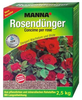Manna Rosendünger   2,5 Kg   Organisch mineralischer NPK Dünger 7 6