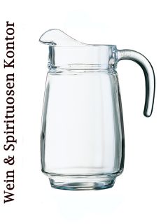 Krug Glaskrug Saftkrug Wasserkrug Glaskaraffe Weinkaraffe Glas 2 3