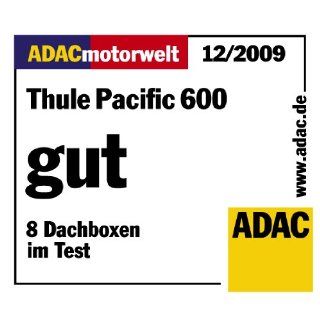 Thule 631602 Pacific 600 anthrazit Dachbox   Testsieger ADAC