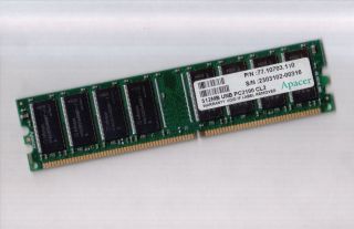 Apacer DIMM 512MB DDR 266 PC2100 CL2 184 Pin Modul NON ECC