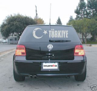 Auto Aufkleber Türkei Türkiye Türkische Turkey BMW MB