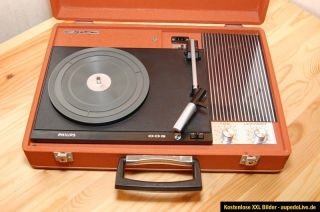 Kofferplattenspieler PHILIPS JET 003 vintage portable record player