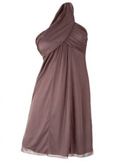 NEU   elegantes Abendkleid kurz   One Shoulder Kleid 36/38 mauve