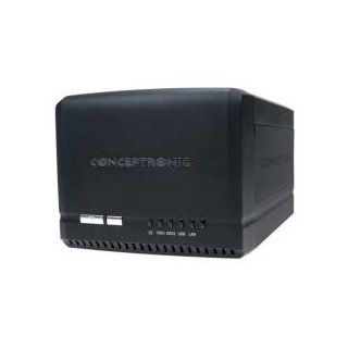 Conceptronic NAS Dual Bay SATA Media Storage 2x 8,8 cm (3,5 Zoll) SATA