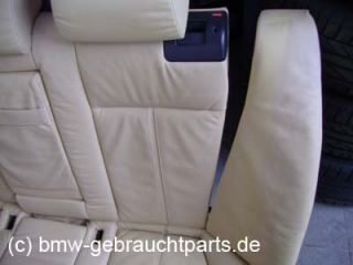 BMW E39 Limousine Sitze Lederausstattung Beige/Lightgelb ab 09/98