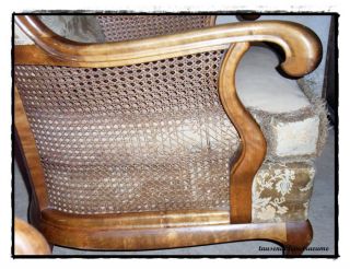 alte Ohrensessel Jugendstil Chippendale Sessel mit Polstersitze und