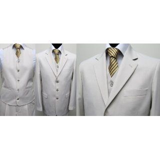 MUGA Herren Anzug, Hellbeige, verfügbare Größen 44 72