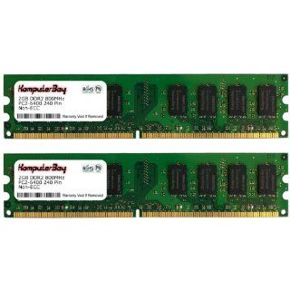 Komputerbay 4GB 2x 2GB DDR2 800MHz PC2 6300 PC2 6400 DDR2 800 (240 PIN