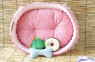 Princess Pink Soft Pet Dog Cat Bed House Sofa S 45x40