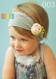 Neu Baby Kinder Haarband Mädchen Stirnband mit Blume Blüte Headband