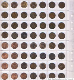 Pfennig Sammlung 1950   1993