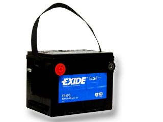 Exide Excell EB608 60Ah US Cars (einbaufertig) Autobatterie Pole vorne