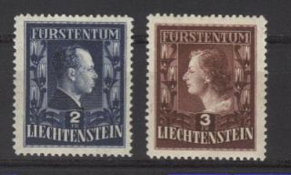 Liechtenstein Nr. 304A/305A postfrisch