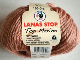 100g Lanas Stop Top Merino superwash Farbe 308