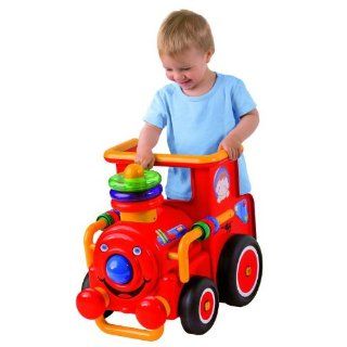 BIG Lauflernwagen Baby Lok mit Sound und Licht Spielzeug