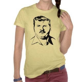 John Wayne Gacy retro serial killer portrait T shirt
