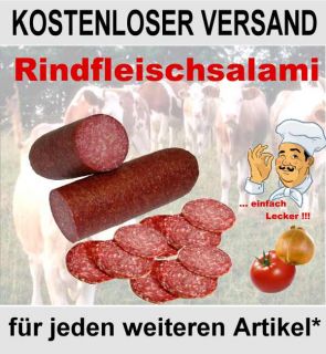 850g RINDERSALAMI Rindswurst Salami RINDSSALAMI / SMS