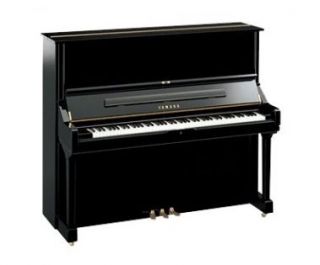 Yamaha U3H Klavier gebraucht generalüberholt Piano Schwarz poliert