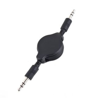 New 3.5mm Male to M Retractable Stereo Audio Data Extension Cable for