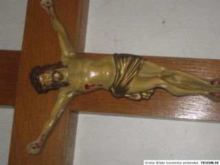 Holzkreuz mit Jesus Ges.Gesch.JTK 1606 307