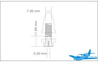 lIl CNC Alu Propeller Mitnehmer für 5mm Welle
