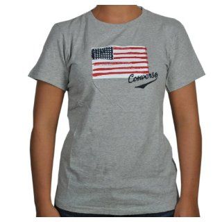 Converse T Shirt Converse USA in grau Sport & Freizeit