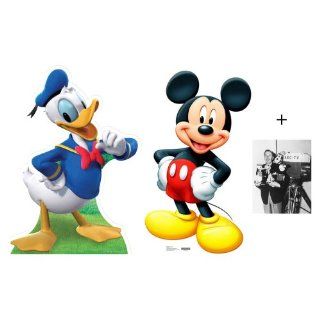 FANBÜNDEL*   Mickey Mouse und Donald Duck Disney LEBENSGROSSE
