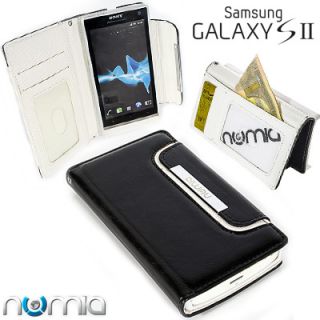 NUMIA DESIGN Leder Handy Tasche Samsung I9100 Galaxy S2 Case Hülle