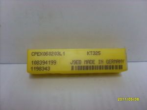 10x WSP KENNAMETAL CPEX 060203L1 KT325 WENDEPLATTEN