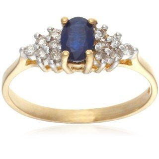 Damen Ring 9 Karat (375) Gelbgold Gr. 52 (16.6) Diamanten AMR303949