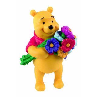 12342   BULLYLAND   Walt Disney Winnie Pooh mit Blumenstrauß