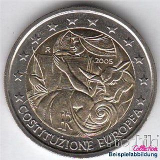 Münzen für Sammler Italien Europäische Verfassung Stempelglanz