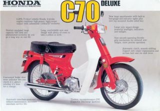 1977 HONDA C70 1 Owner from New 4stroke Stepthrough Moped Cyclemotor