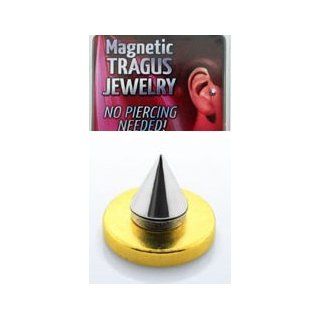 SP28 1 Stück Fake Ohr Piercing M89 Tragus Kegel 3 mm Magnet