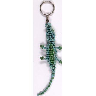 Perlen Schlüsselanhänger Krokodil / Schlüsselanhänger aus Perlen