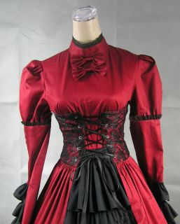 Krinolinenkleid,Ballkleid Biedermeierkleid,Westernkleid,Gothic