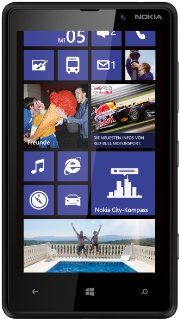 Nokia Lumia 820 Smartphone 4,3 Zoll matt black Elektronik