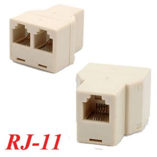 RJ11 RJ 11 Verteiler Adapter Splitter Telefon Kabel Fax