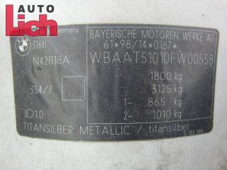 BMW E46 316ti Compact 1,8L 85KW Ölstandssensor Öl Sensor 7501786