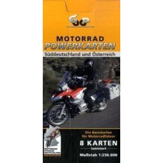 Motorrad Powerkarten Süddeutschland und Österreich 1  250 000